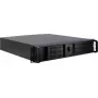 Servergehäuse Inter-Tech 2U-2098-SK Rack Schwarz