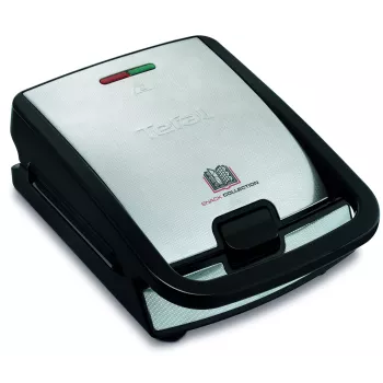 Tefal Snack Collection SW852D Sandwichmaker 700 W Schwarz, Edelstahl