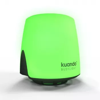 USB-betriebene LED-Signalleuchte Kuando Busylight UC Omega — LED-Anzeige für Anruf/Präsenz, Modell 1710609
