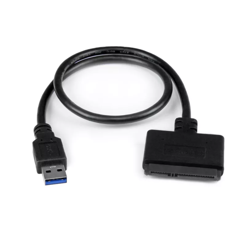 StarTech.com SATA-auf-USB-Kabel mit UASP, Schwarz, 6 Gbit/s, CE, FCC, 0 – 60 °C, -10 – 70 °C, 49 mm