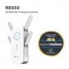 TP-Link RE650 Netzwerk-Extender Netzwerk-Transmitter Weiß 10, 100, 1000 Mbit/s