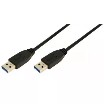 USB-Kabel LogiLink CU0038 USB 3.2 Gen 1 1m Schwarz