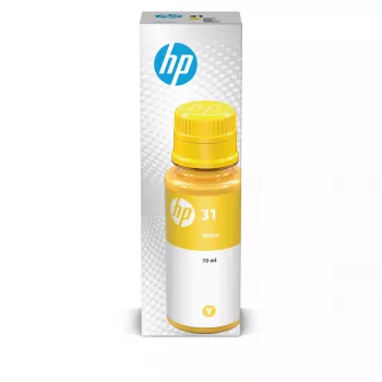 Tintenflasche HP 31 Gelb Original 1VU28AE