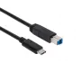 CLUB3D USB 3.1 Gen2 Type-C auf Type-B Kabel männlich/männlich, 1 M./ 3.3 Ft.