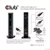 CLUB3D USB3.2 Gen1 Typ A oder C Dual Display 4K60Hz Docking Station DisplayLink® zertifiziert