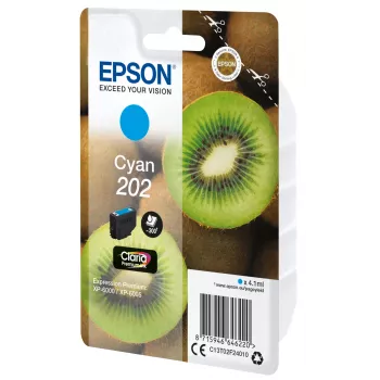 EPSON-Tintenpatrone Singlepack Kiwi Cyan 202 Claria Premium Ink 4.1 ml