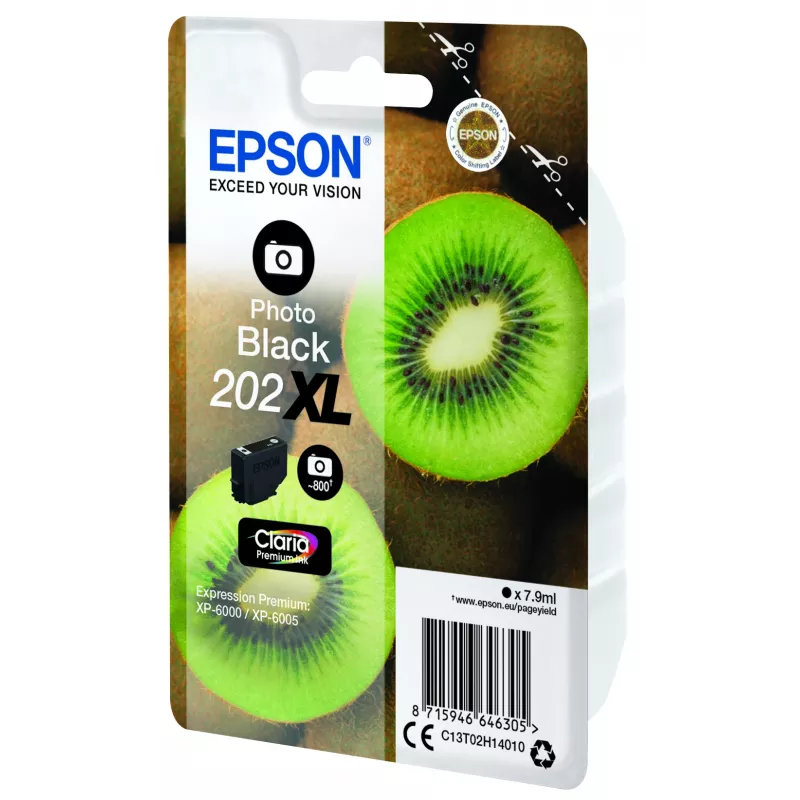 Patrone Epson 202XL für Expression Premium XP-6000 Schwarz