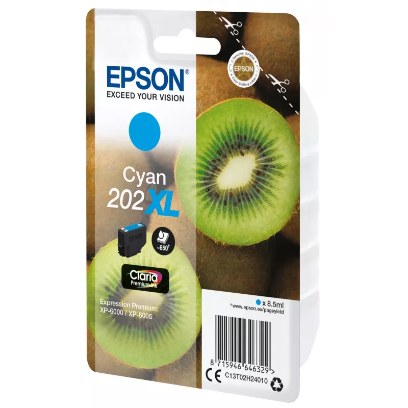Cartridge Epson 202XL für Expression Premium XP-6000 Cyan