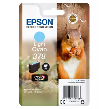 Epson Squirrel Singlepack Hell-Cyan 378 Claria Photo HD Tinte