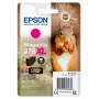 EPSON Singlepack Cyan 378XL Squirrel Clara Photo HD Tintenpatrone