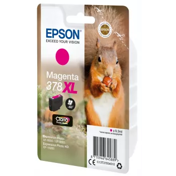 EPSON Singlepack Cyan 378XL Squirrel Clara Photo HD Tintenpatrone