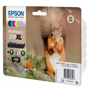 Epson Squirrel Multipack 6-Farben 378XL Claria Photo HD Tinte