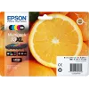 Epson Oranges Multipack 5 Farben 33XL Claria Premium Tinte, hohe (XL) Reichweite, Schwarz, Foto-Schwarz, Cyan, Magenta, Gelb, pigmentbasierte Tinte, farbstoffbasierte Tinte, 12.2 ml, 8.9 ml