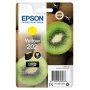 Epson Kiwi Einzelpack Gelb 202 Claria Premium Ink, Standard-Reichweite, Gelb, pigmentbasierte Tinte, 4,1 ml, 1 Stk., 300 Seiten