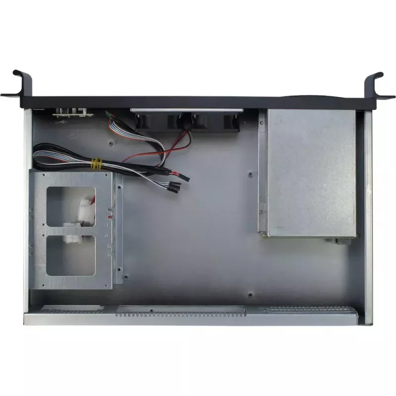 Servergehäuse Inter-Tech 1.5U-1528L Rack Schwarz