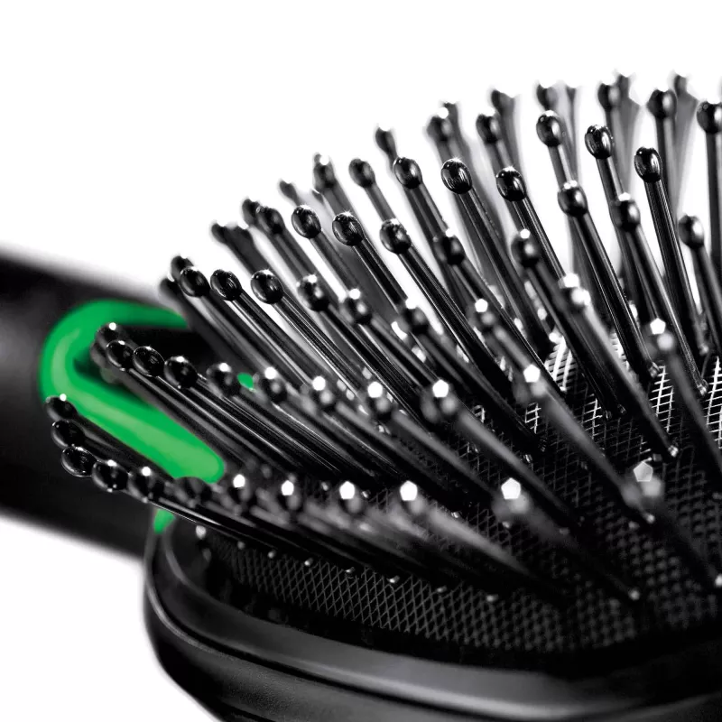 Paddle-Haarbürste BRAUN BR710 für Erwachsene, schwarz und grün, 175 g