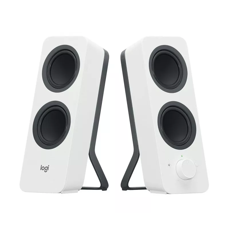 LOGITECH Z207 Bluetooth-Computerlautsprecher, gebrochenes Weiß