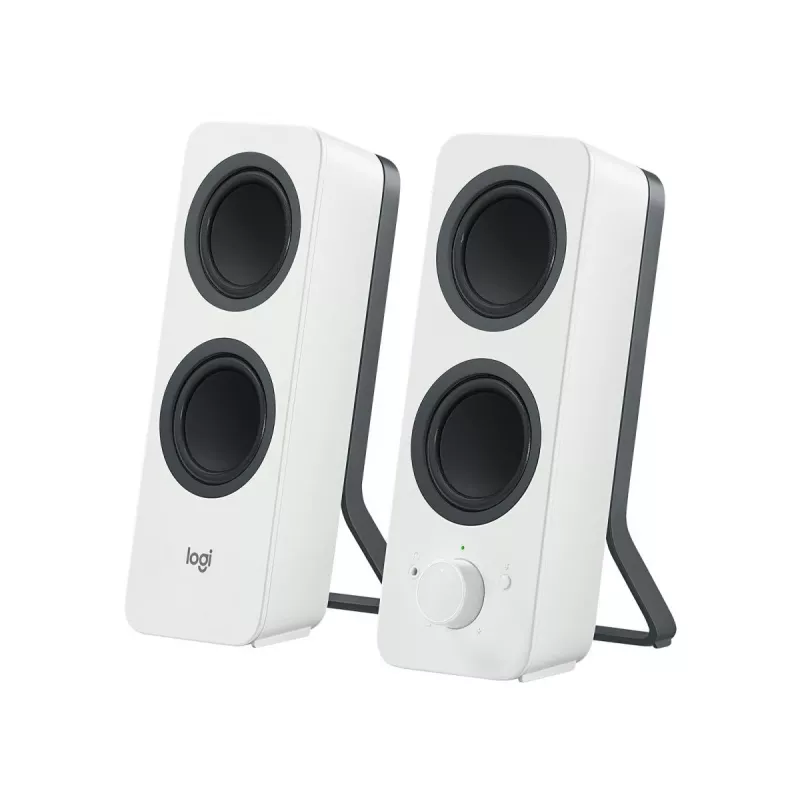 LOGITECH Z207 Bluetooth-Computerlautsprecher, gebrochenes Weiß