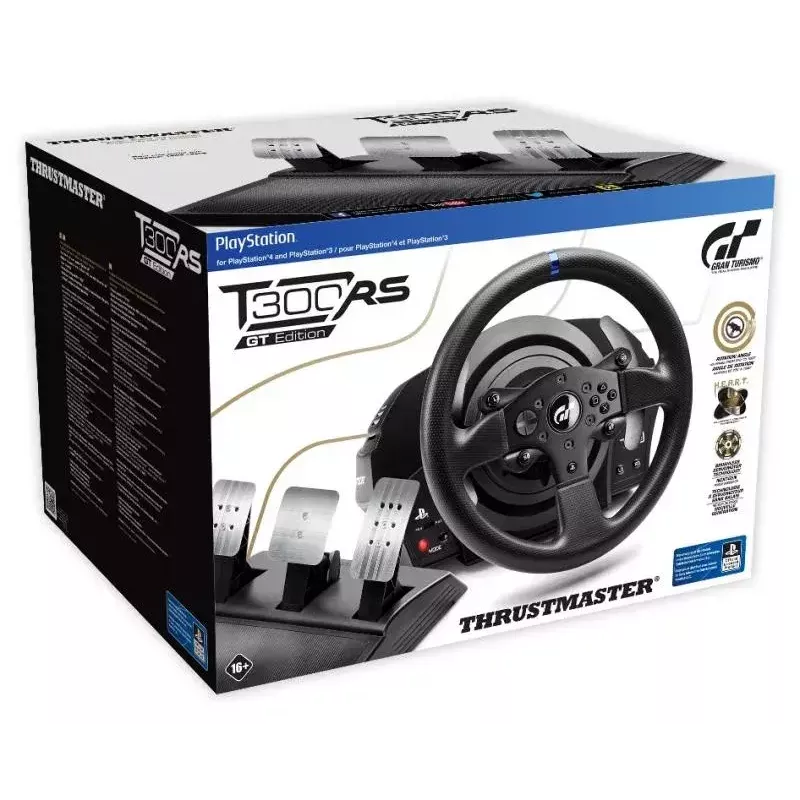 Thrustmaster T300 RS GT Schwarz Lenkrad + Pedale Analog / Digital PC, PlayStation 4, PlayStation 5, Playstation 3