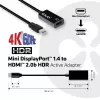 CLUB3D Mini DisplayPort 1.4 auf HDMI 2.0b HDR Aktivadapter