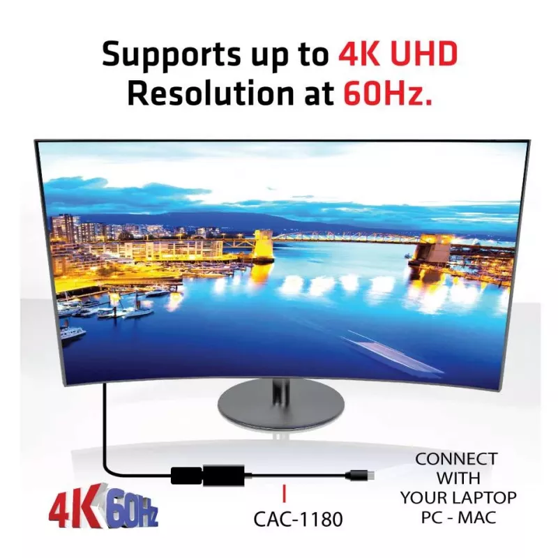 CLUB3D Mini DisplayPort 1.4 auf HDMI 2.0b HDR Aktivadapter