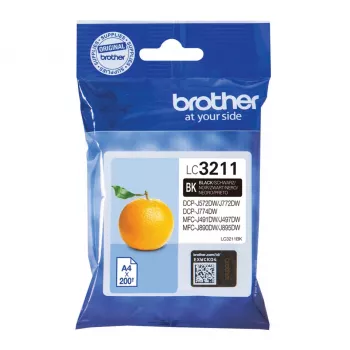 Brother LC3211BK Druckerpatrone 1 St. Original Standard-Kapazität Schwarz