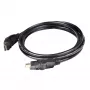 CLUB3D HDMI 2.0 4K60Hz UHD 360-Grad-Drehkabel 2m/6,74ft