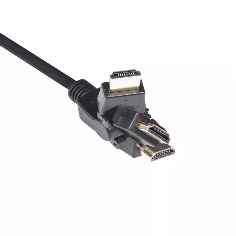 CLUB3D HDMI 2.0 4K60Hz UHD 360-Grad-Drehkabel 2m/6,74ft