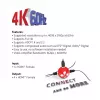 CLUB3D HDMI™ 4K@60Hz UHD Splitter AC Power 4 Ports