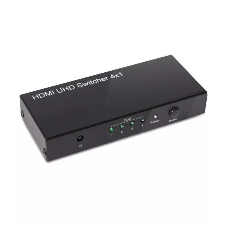 CLUB3D HDMI™ 2.0 UHD 4K60Hz SwitchBox 4 Ports mit IR-Fernbedienung