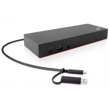 Lenovo 40AF0135EU Laptop-Dock/Port-Replikator Kabelgebunden Schwarz