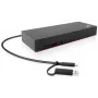 Lenovo 40AF0135EU Laptop-Dock/Port-Replikator Kabelgebunden Schwarz
