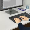 Kabelloses Tastatur- und Maus-Set Logitech MK540 Advanced – Full-Size-QWERTZ-Tastatur, USB-Empfänger, US-Layout, ergonomische Maus, Schwarz/Weiß