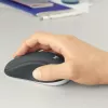 Kabelloses Tastatur- und Maus-Set Logitech MK540 Advanced – Full-Size-QWERTZ-Tastatur, USB-Empfänger, US-Layout, ergonomische Maus, Schwarz/Weiß