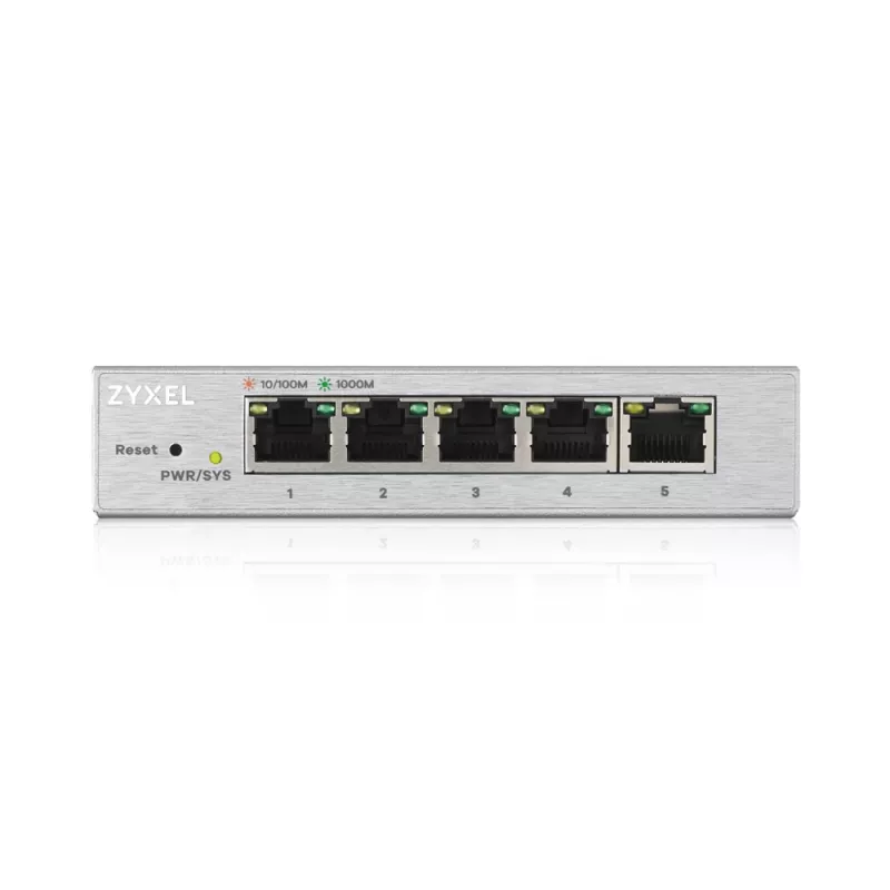 Zyxel GS1200-5 Managed Gigabit Ethernet (10/100/1000) Silber