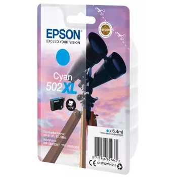 Patrone Epson 502XL Cyan 470 Seiten