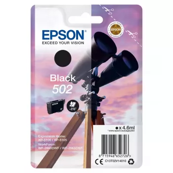 Patrone Epson 502 schwarz T02V1 C13T02V14010