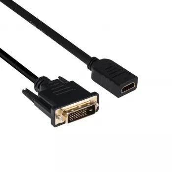 CLUB3D DVI auf HDMI 1.4 Kabel M/F 2m/6,56ft bidirektional