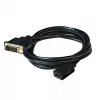 CLUB3D DVI auf HDMI 1.4 Kabel M/F 2m/6,56ft bidirektional