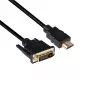 CLUB3D DVI auf HDMI 1.4 Kabel M/M 2m/6,56ft bidirektional