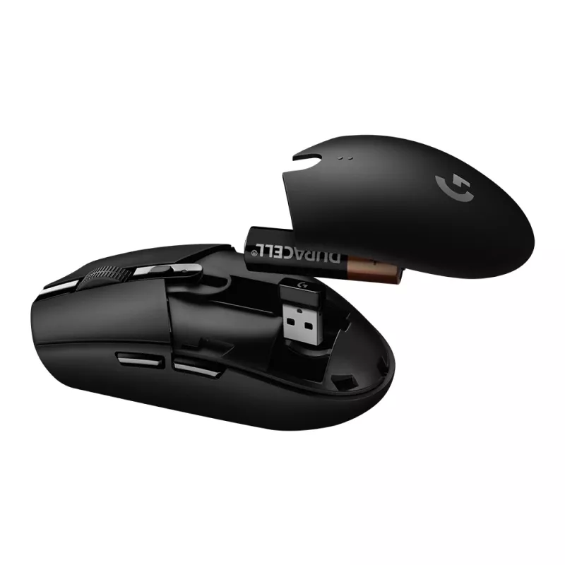 LOGITECH G305 Lightspeed Kabellose Gaming-Maus Schwarz Eer2