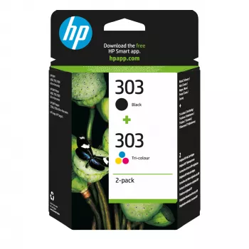 HP Tintenpatrone 303 3YM92AE Multipack Schwarz & Farbe