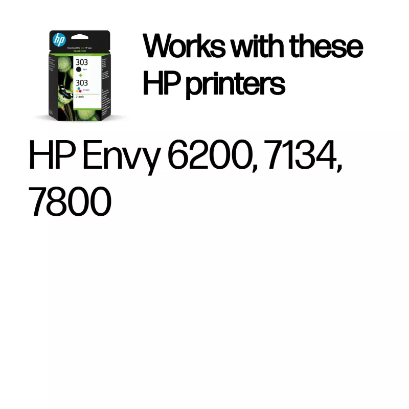 HP Tintenpatrone 303 3YM92AE Multipack Schwarz & Farbe