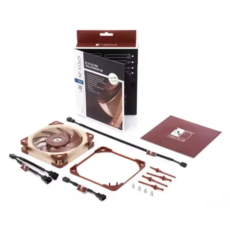 Noctua Lüfter NF-A12x25 PWM 120 mm, 12 V, PWM, max. 2000 U/min, 102,1 m³/h, 22,6 dB