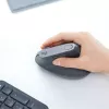 Ergonomische kabellose Maus Logitech MX Vertical, MX Vertical, 4000 DPI, RF Wireless + Bluetooth, rechtshändig, Graphit, Bürogebrauch