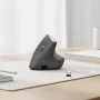 Ergonomische kabellose Maus Logitech MX Vertical, MX Vertical, 4000 DPI, RF Wireless + Bluetooth, rechtshändig, Graphit, Bürogebrauch