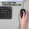 Maus Logitech B110 Silent Kabelgebunden USB Schwarz
