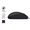 Maus Logitech B110 Silent Kabelgebunden USB Schwarz