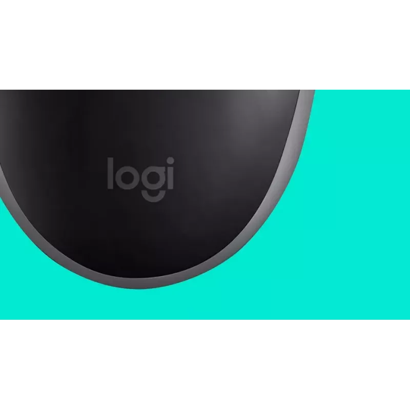 Maus Logitech B110 Silent Kabelgebunden USB Schwarz
