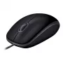 Maus Logitech B110 Silent Kabelgebunden USB Schwarz